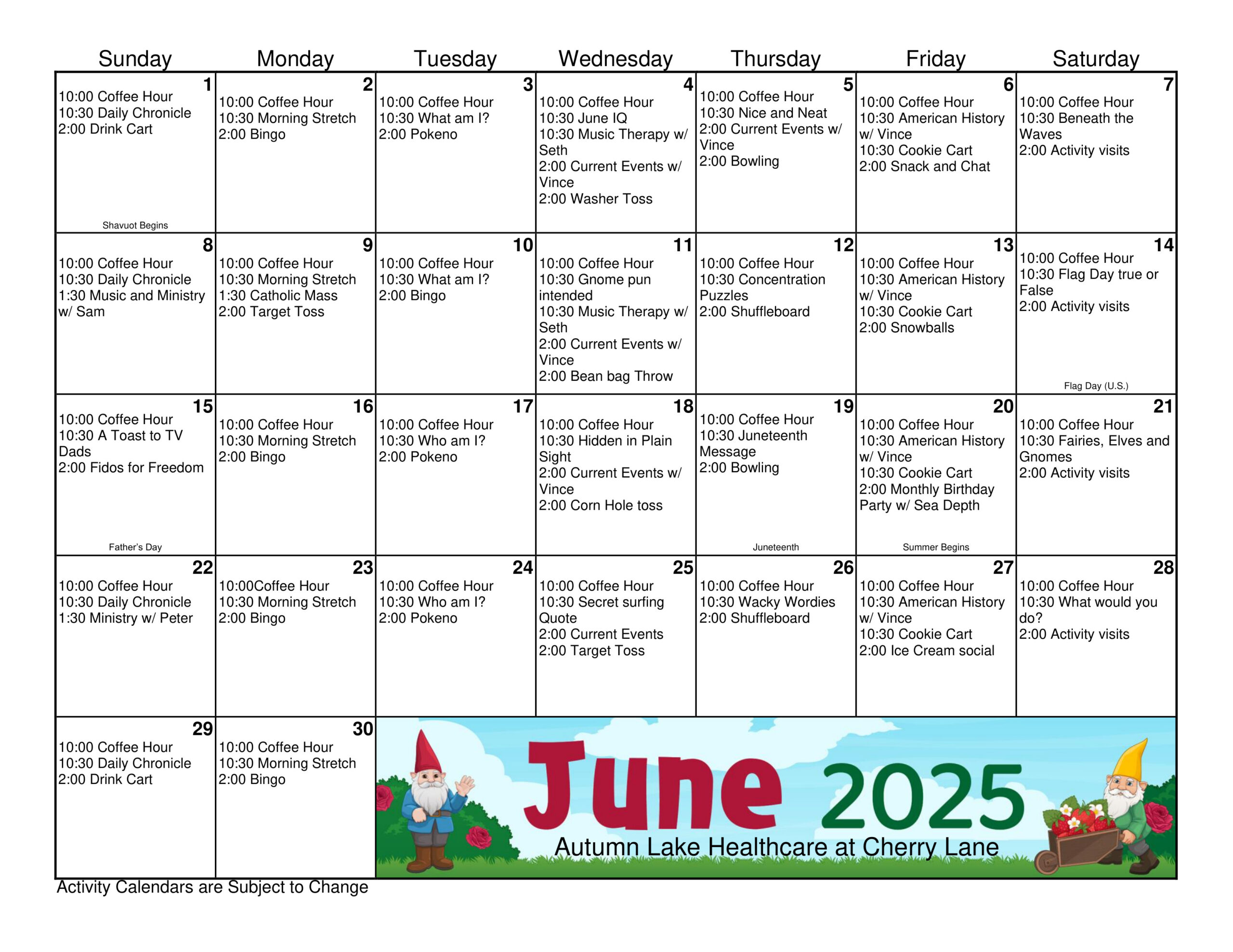 calendar