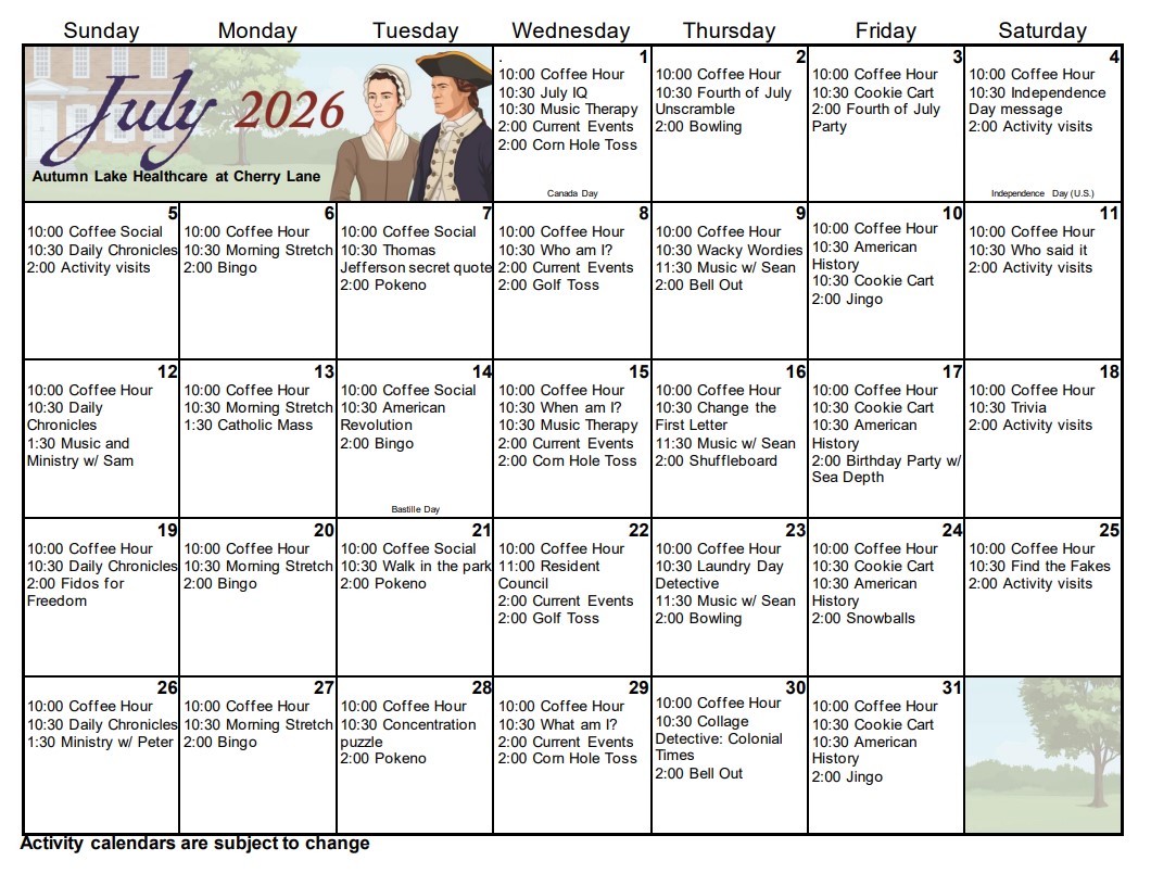 calendar